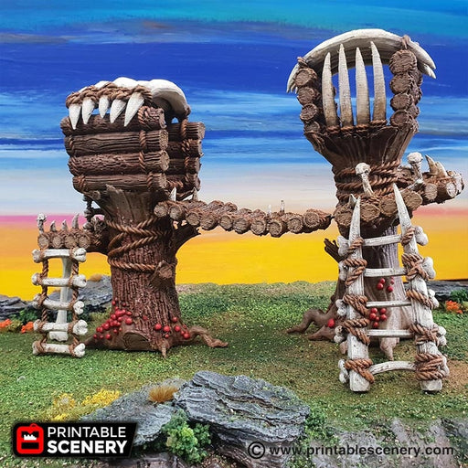 Lost Tribes Tribal Cells – Printable Scenery 3D printed tabletop terrain