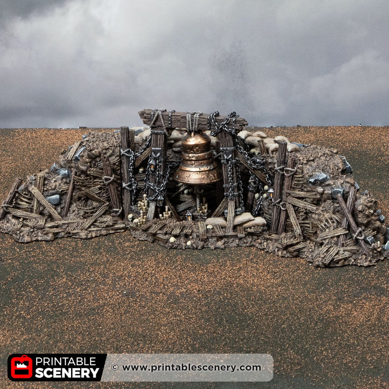Trench Bell – Trench Crusade compatible SystemHEX 3D printed terrain