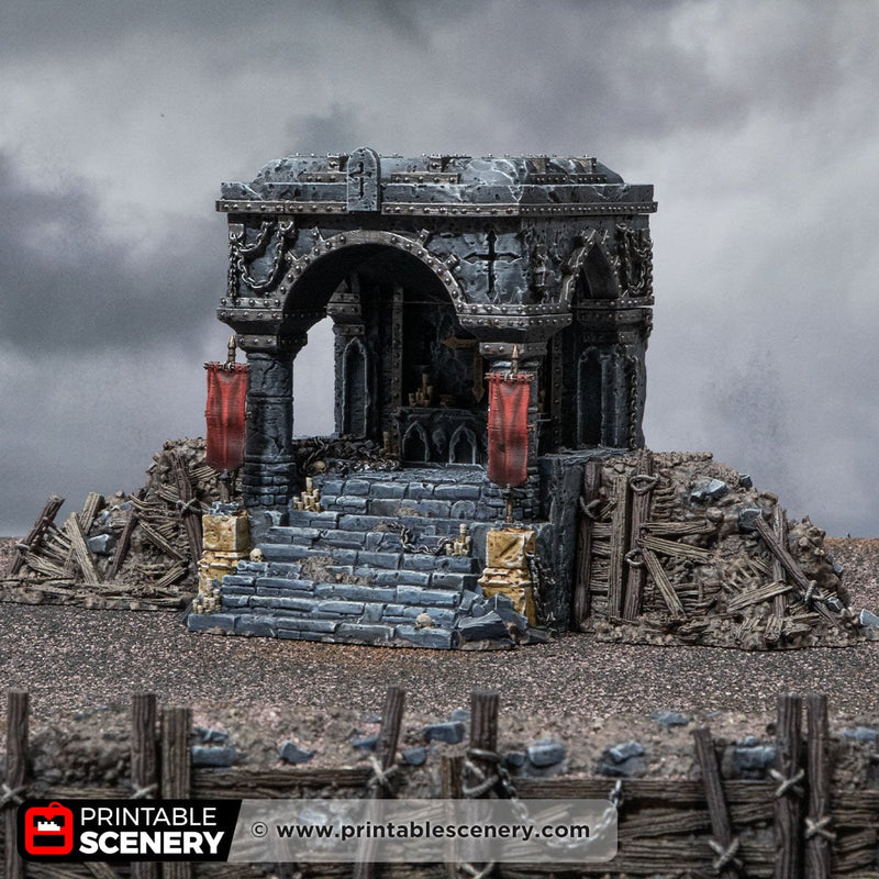 Shrine of Damnation – Trench Crusade compatible SystemHEX 3D printed terrain