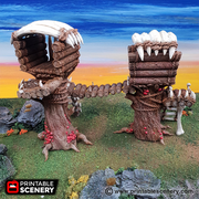 Lost Tribes Tribal Cells – Printable Scenery 3D printed tabletop terrain