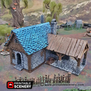 Winterdale Blacksmith – Printable Scenery 3D printed tabletop terrain
