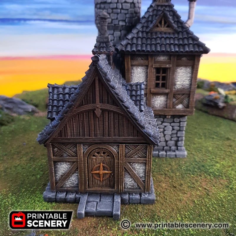 Port Winterdale Navigators' Guild – Printable Scenery 3D printed tabletop terrain