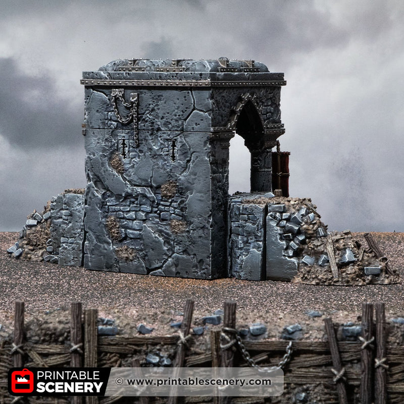 Shrine of Damnation – Trench Crusade compatible SystemHEX 3D printed terrain