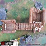 Lost Tribes Tribal Cells – Printable Scenery 3D printed tabletop terrain