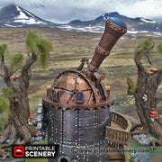 Winterdale Observatory – Printable Scenery 3D printed tabletop terrain
