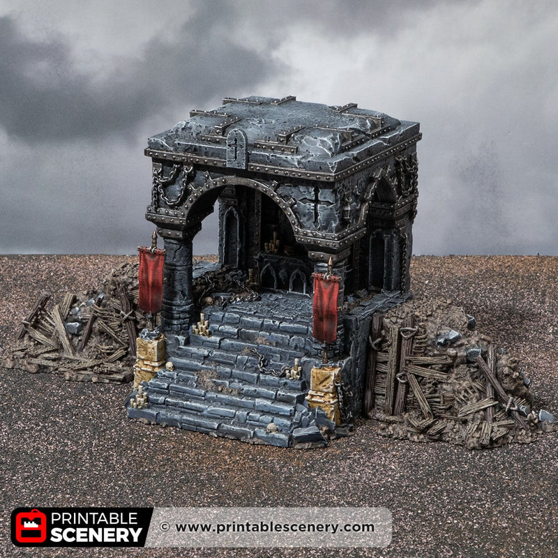 Shrine of Damnation – Trench Crusade compatible SystemHEX 3D printed terrain