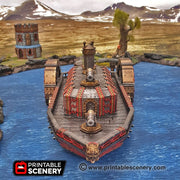 Dwarven Steam Ironclad – Printable Scenery 3D printed tabletop terrain