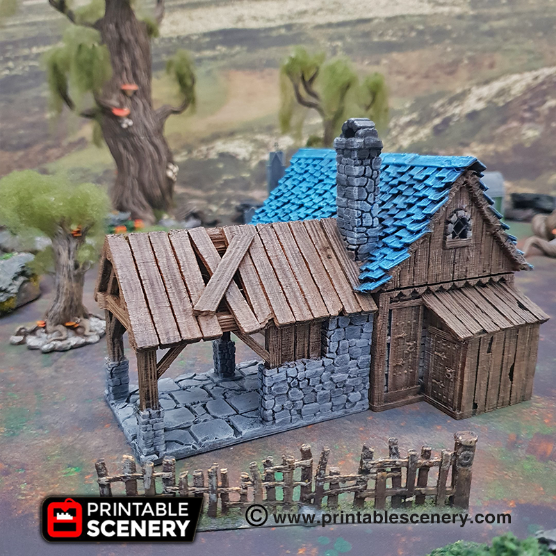 Winterdale Blacksmith – Printable Scenery 3D printed tabletop terrain