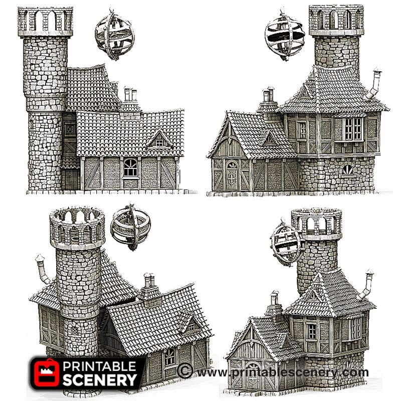 Port Winterdale Navigators' Guild – Printable Scenery 3D printed tabletop terrain