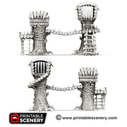 Lost Tribes Tribal Cells – Printable Scenery 3D printed tabletop terrain