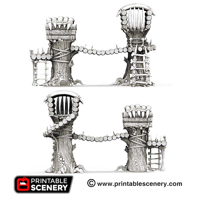 Lost Tribes Tribal Cells – Printable Scenery 3D printed tabletop terrain