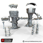 Lost Tribes Tribal Cells – Printable Scenery 3D printed tabletop terrain