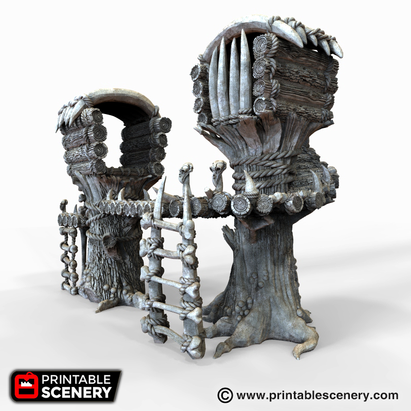 Lost Tribes Tribal Cells – Printable Scenery 3D printed tabletop terrain