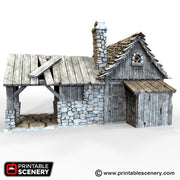 Winterdale Blacksmith – Printable Scenery 3D printed tabletop terrain