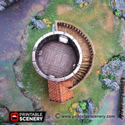 Winterdale Observatory – Printable Scenery 3D printed tabletop terrain