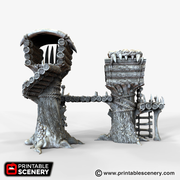 Lost Tribes Tribal Cells – Printable Scenery 3D printed tabletop terrain