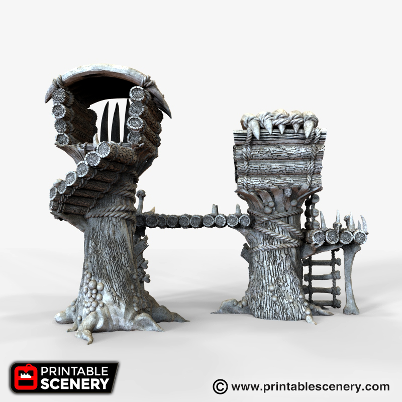 Lost Tribes Tribal Cells – Printable Scenery 3D printed tabletop terrain
