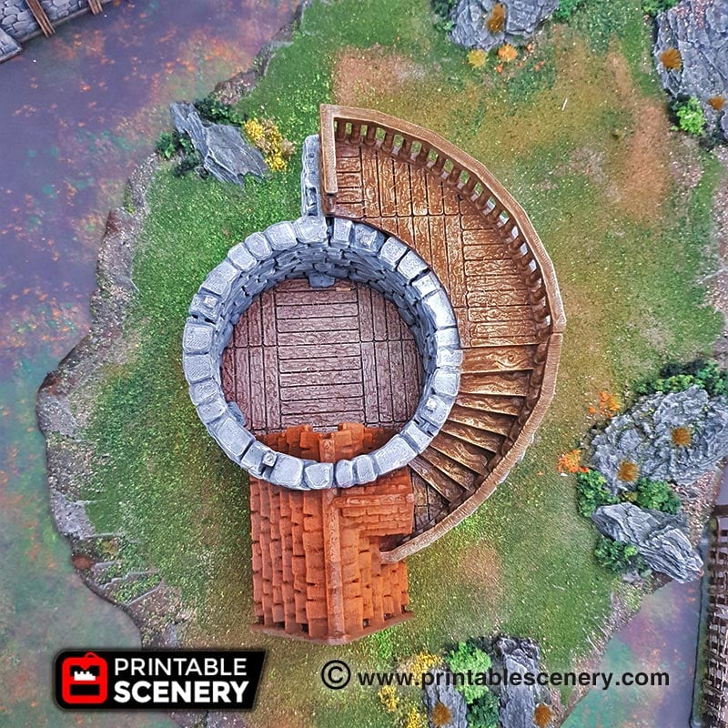 Winterdale Observatory – Printable Scenery 3D printed tabletop terrain