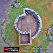 Winterdale Observatory – Printable Scenery 3D printed tabletop terrain