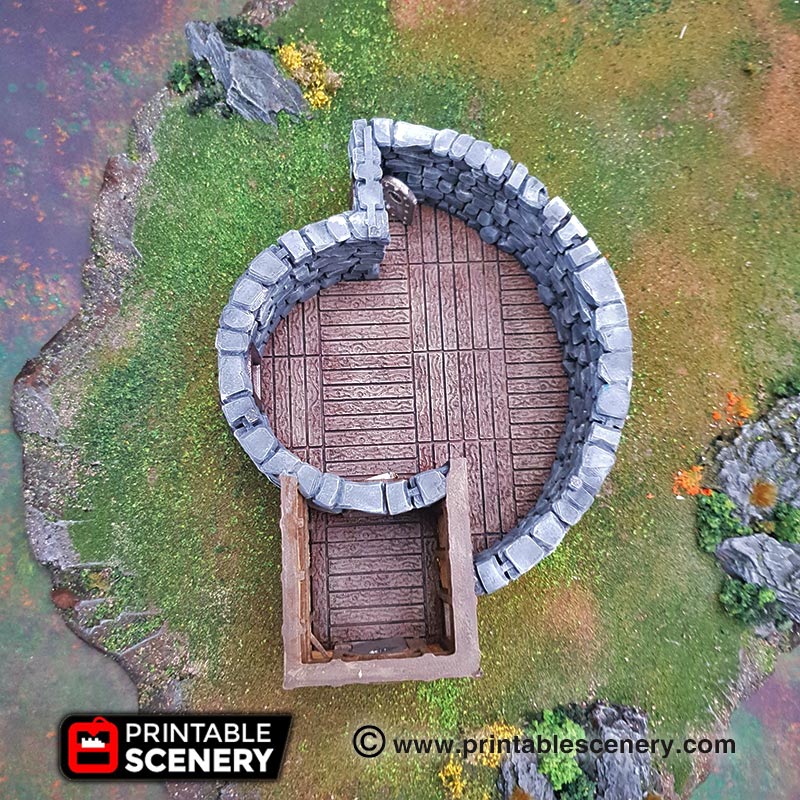Winterdale Observatory – Printable Scenery 3D printed tabletop terrain