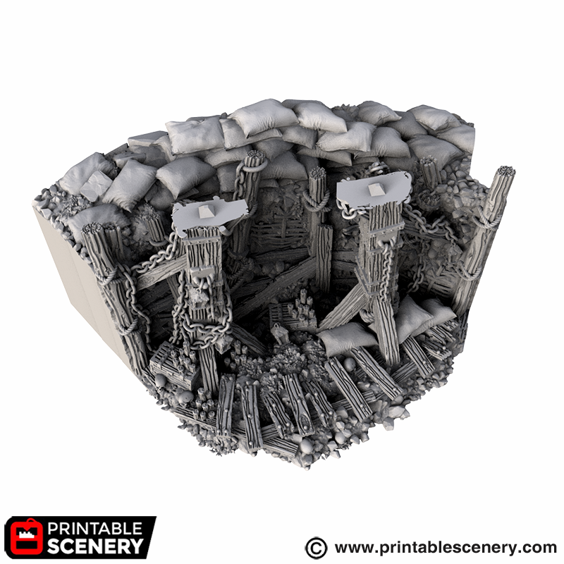 Trench Bell – Trench Crusade compatible SystemHEX 3D printed terrain