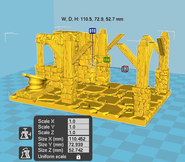 Winterdale Blacksmith – Printable Scenery 3D printed tabletop terrain