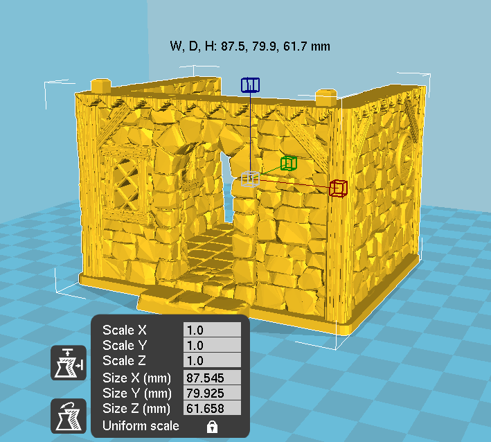 Winterdale Blacksmith – Printable Scenery 3D printed tabletop terrain