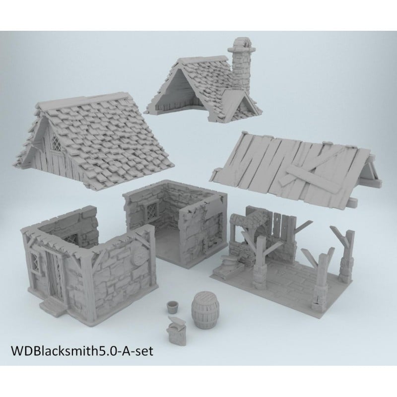 Winterdale Blacksmith – Printable Scenery 3D printed tabletop terrain