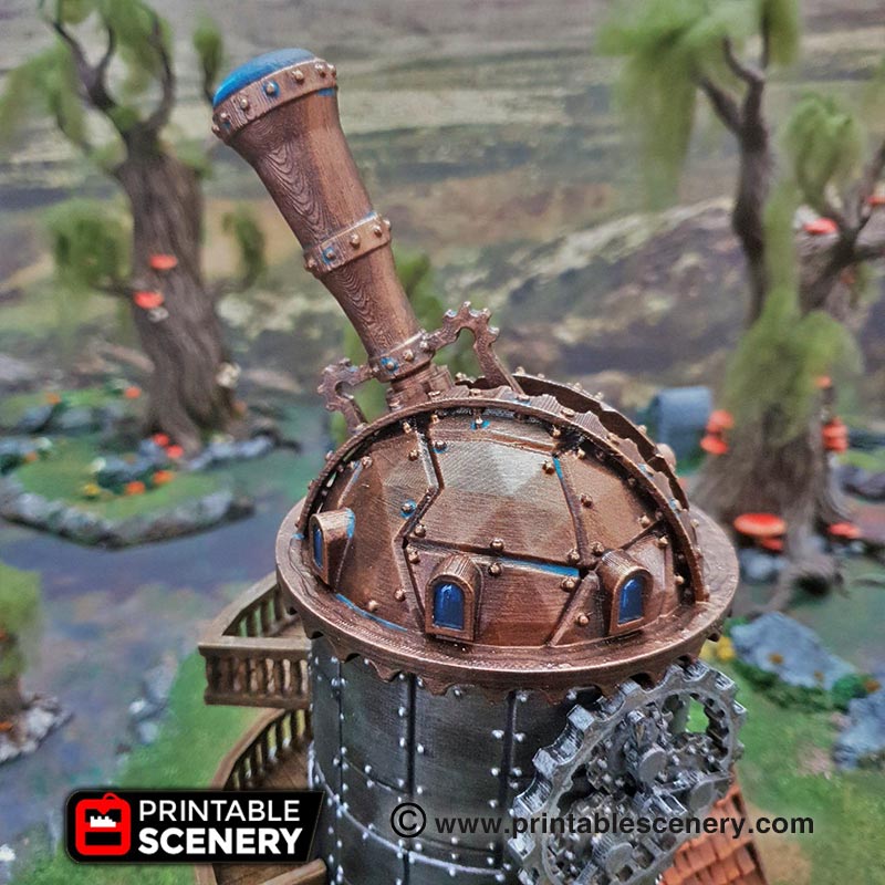 Winterdale Observatory – Printable Scenery 3D printed tabletop terrain