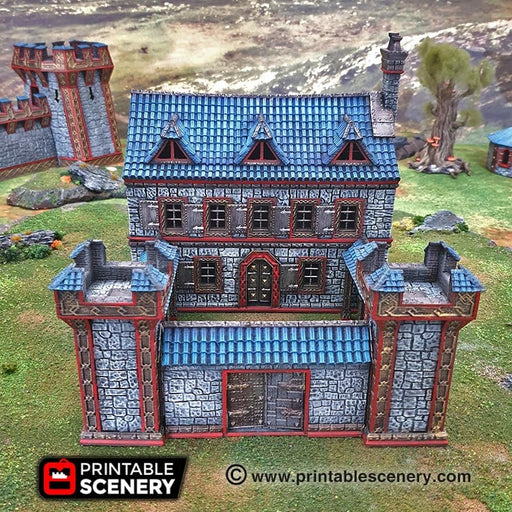 Ironhelm Dwarven Barracks – Printable Scenery 3D printed tabletop terrain