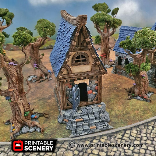 Winterdale Small Cottage – Printable Scenery 3D printed tabletop terrain