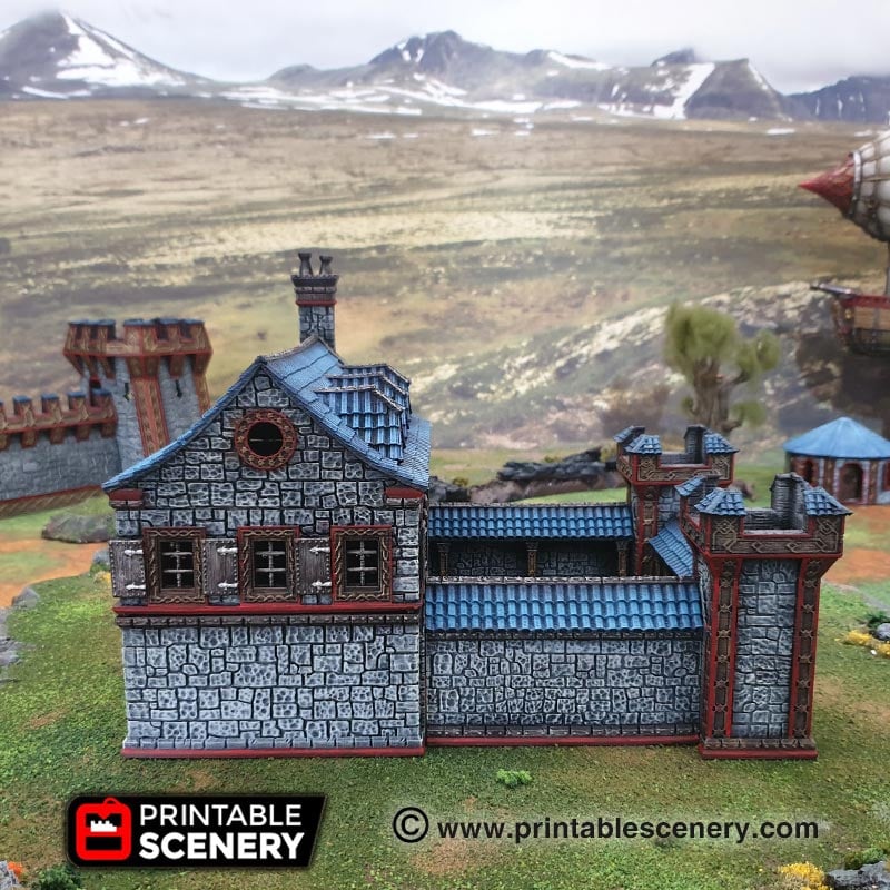 Ironhelm Dwarven Barracks – Printable Scenery 3D printed tabletop terrain