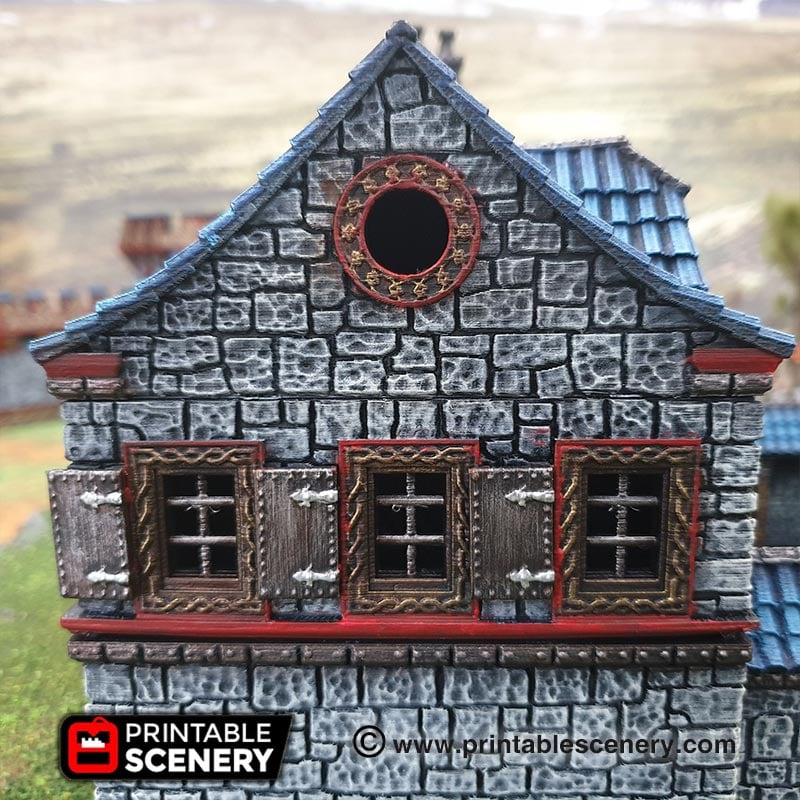 Ironhelm Dwarven Barracks – Printable Scenery 3D printed tabletop terrain