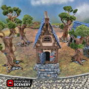 Winterdale Small Cottage – Printable Scenery 3D printed tabletop terrain