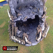 Lost Tribes Ruined Tribal Fort – Printable Scenery 3D printed tabletop terrain