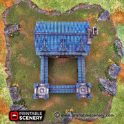 Ironhelm Dwarven Barracks – Printable Scenery 3D printed tabletop terrain