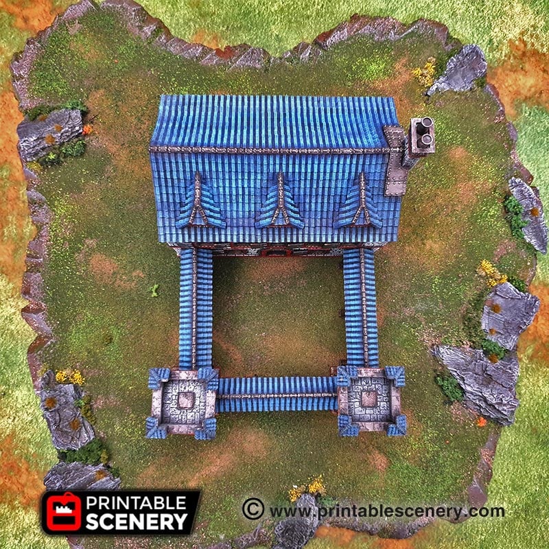 Ironhelm Dwarven Barracks – Printable Scenery 3D printed tabletop terrain