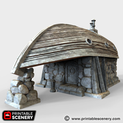 Port Winterdale Boathouse – Printable Scenery 3D printed tabletop terrain