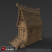 Winterdale Small Cottage – Printable Scenery 3D printed tabletop terrain