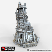 Lost Tribes Ruined Tribal Fort – Printable Scenery 3D printed tabletop terrain