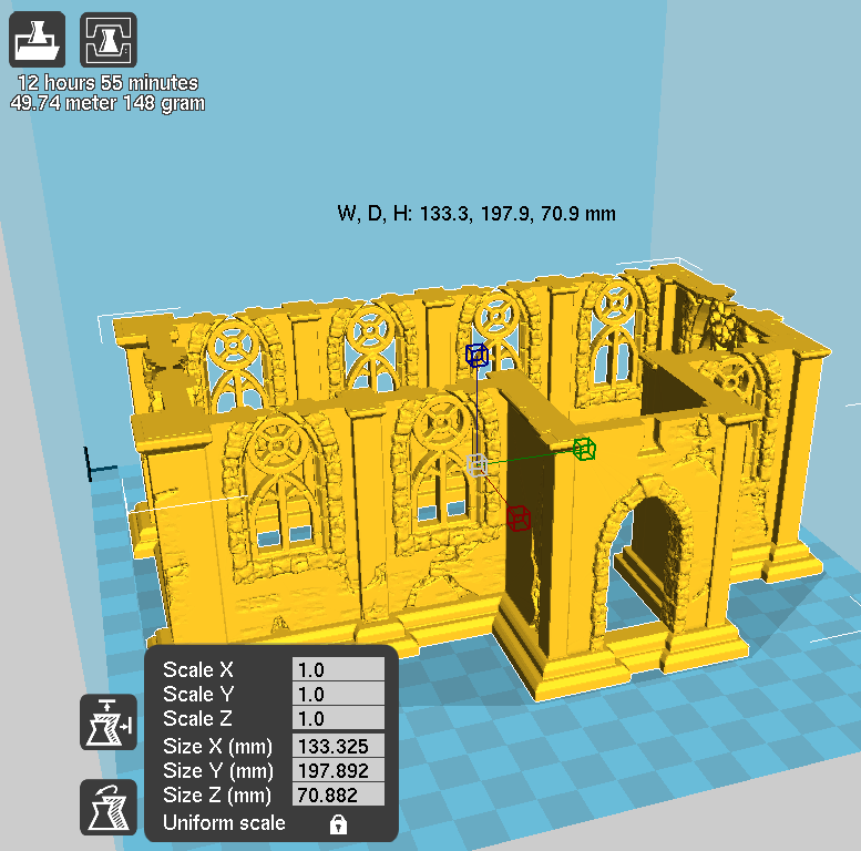 Winterdale Chapel – Printable Scenery 3D printed tabletop terrain
