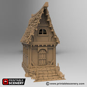 Winterdale Small Cottage – Printable Scenery 3D printed tabletop terrain