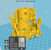 Lost Tribes Ruined Tribal Fort – Printable Scenery 3D printed tabletop terrain