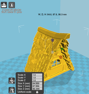 Winterdale Small Cottage – Printable Scenery 3D printed tabletop terrain