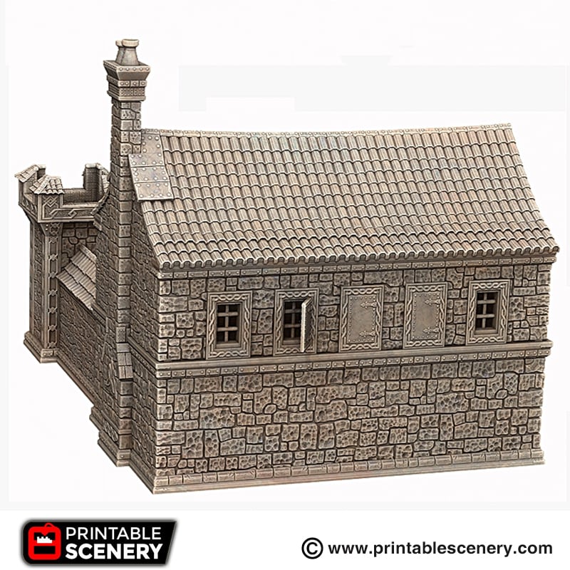 Ironhelm Dwarven Barracks – Printable Scenery 3D printed tabletop terrain