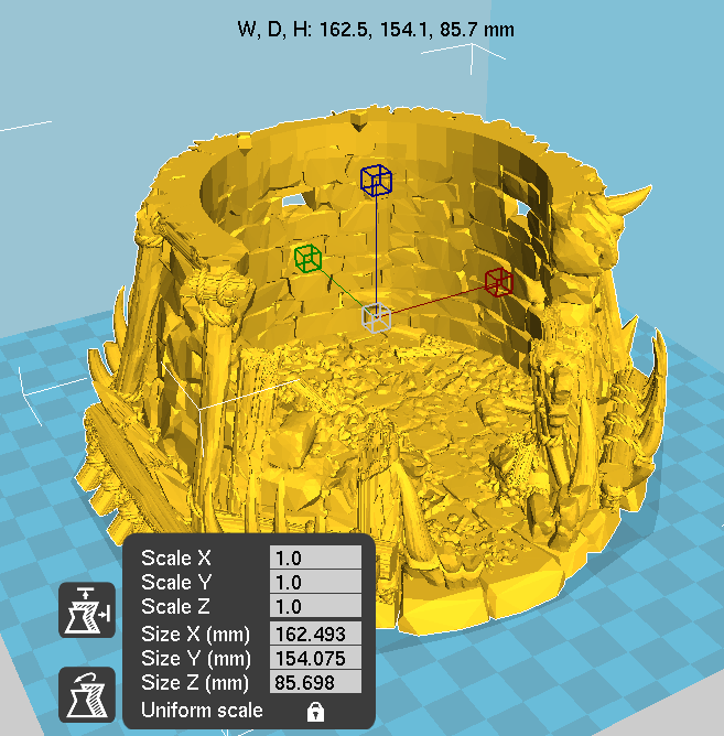 Lost Tribes Ruined Tribal Fort – Printable Scenery 3D printed tabletop terrain