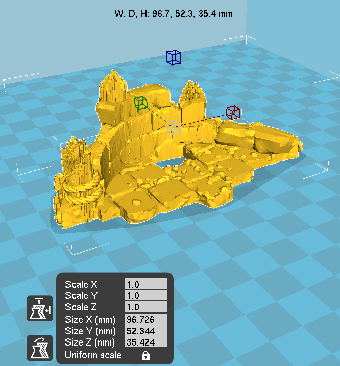 Lost Tribes Ruined Tribal Fort – Printable Scenery 3D printed tabletop terrain