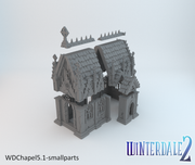 Winterdale Chapel – Printable Scenery 3D printed tabletop terrain