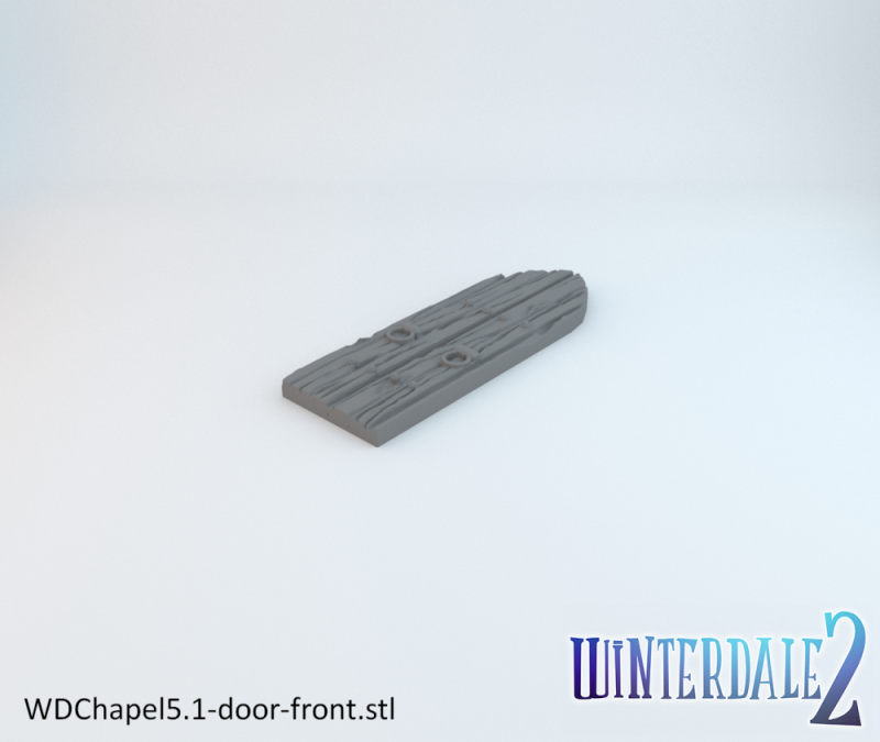 Winterdale Chapel – Printable Scenery 3D printed tabletop terrain
