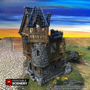 Port Winterdale Ruined Governor's Mansion – Printable Scenery 3D printed tabletop terrain